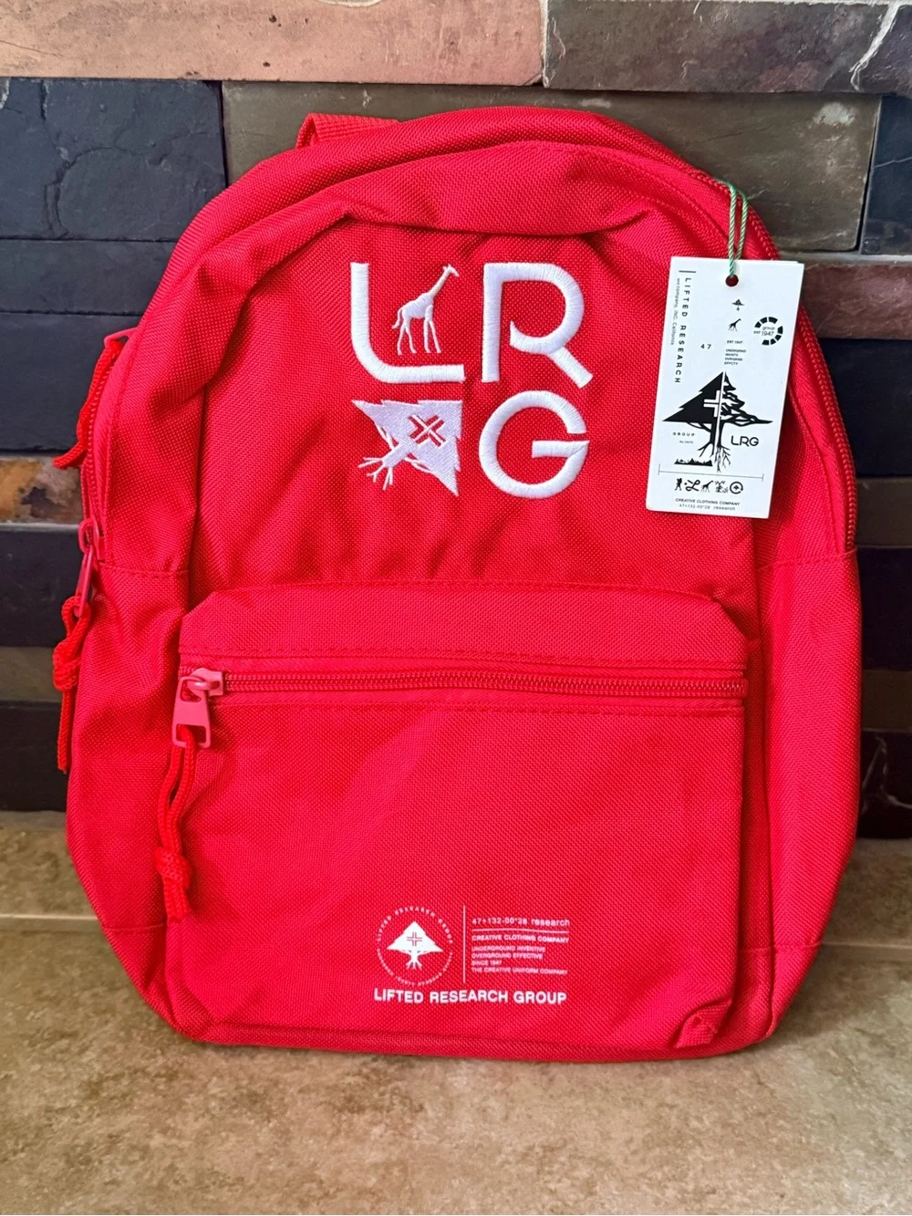 LRG Sling Bag Shoulder Red Strap Lifecycle Crossbody New FAST SHIPPING